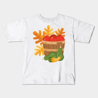 Apple Basket Kids T-Shirt